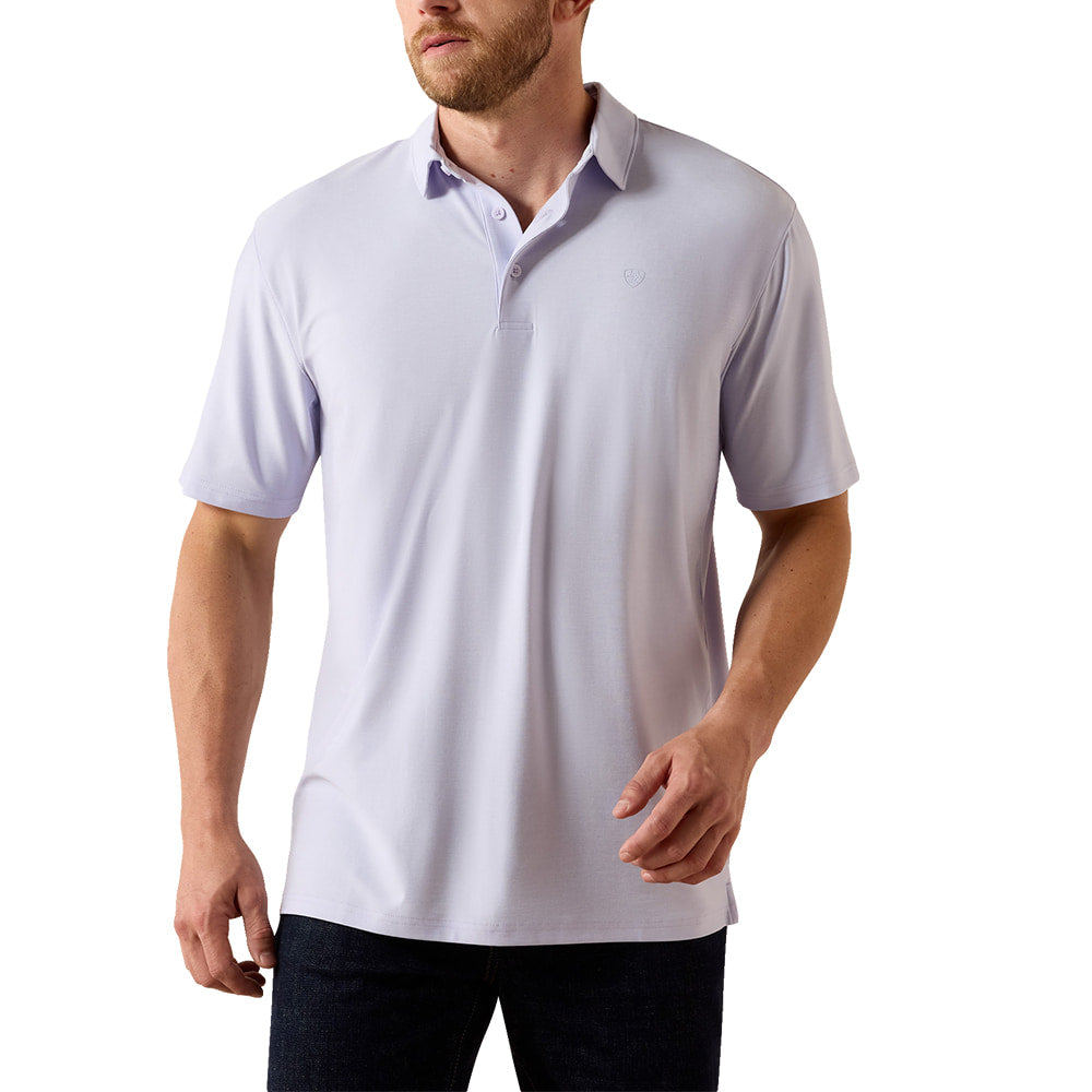 Ariat Apparel Ariat Men's Purple Heather Charger 2.0 Polo