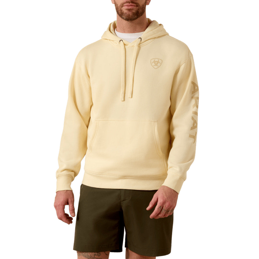 Ariat Apparel Ariat Men's Vanilla Custard Logo Hoodie