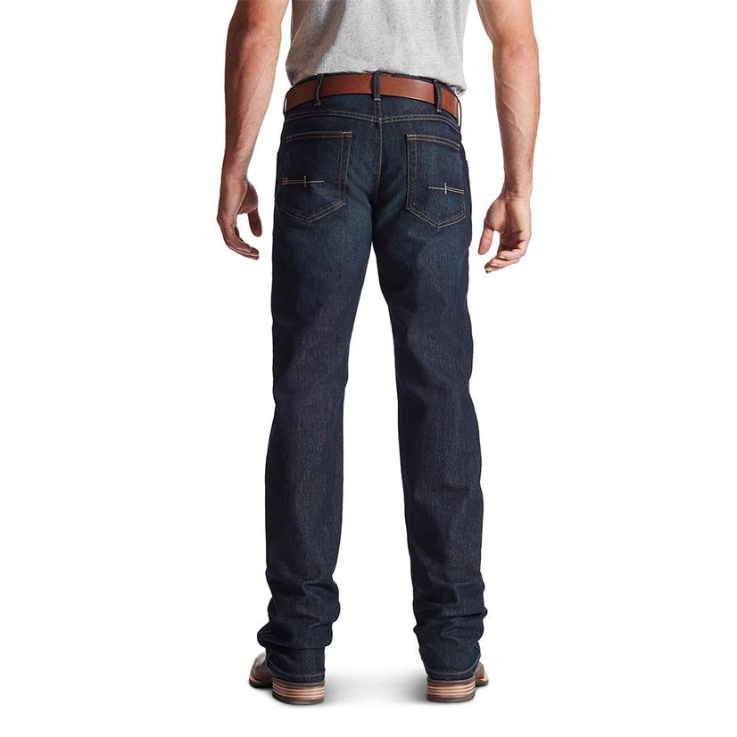 Ariat Apparel Ariat Mens Rebar M5 Slim Straight Leg Western Jeans