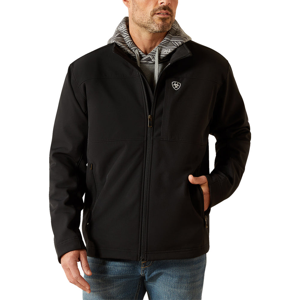 Ariat Apparel Ariat Vernon Black Softshell Mens Jacket - XXXL