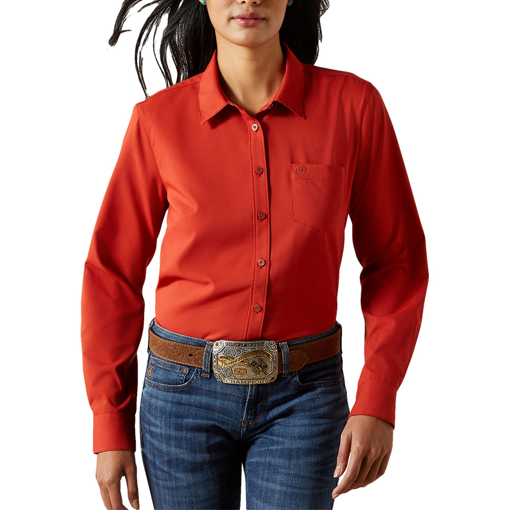 Ariat Apparel Ariat Women's Ketchup Kirby Pro Long Sleeve Shirt