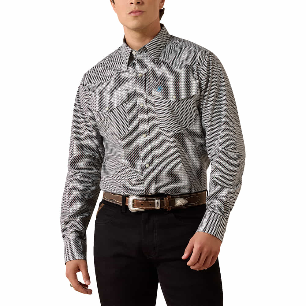 Ariat Apparel Fitted Snap Long Sleeve Shirt
