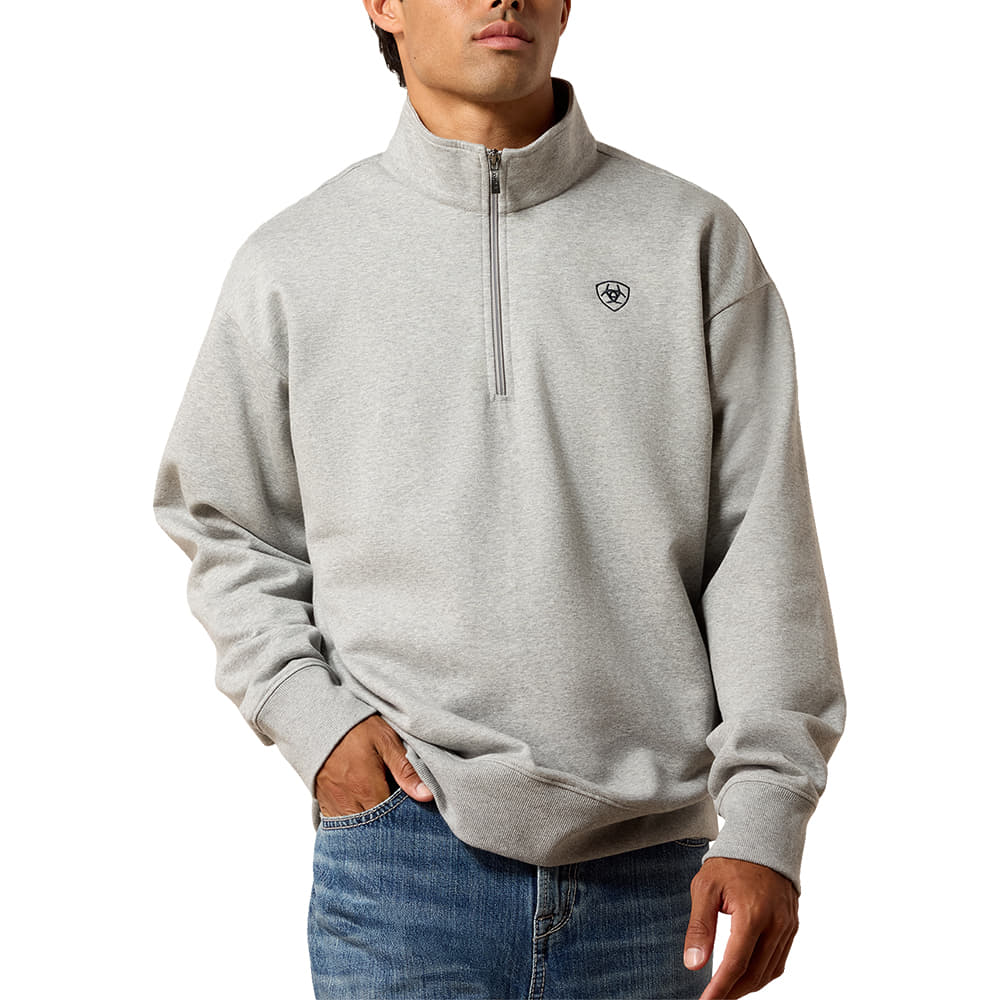 Ariat Apparel Mens Holiday 1/4 Zip Sweatshirt