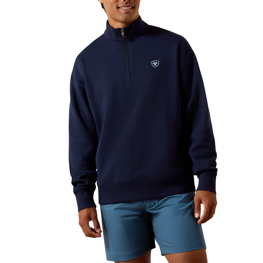 Ariat Apparel Mens Holiday 1/4 Zip Sweatshirt