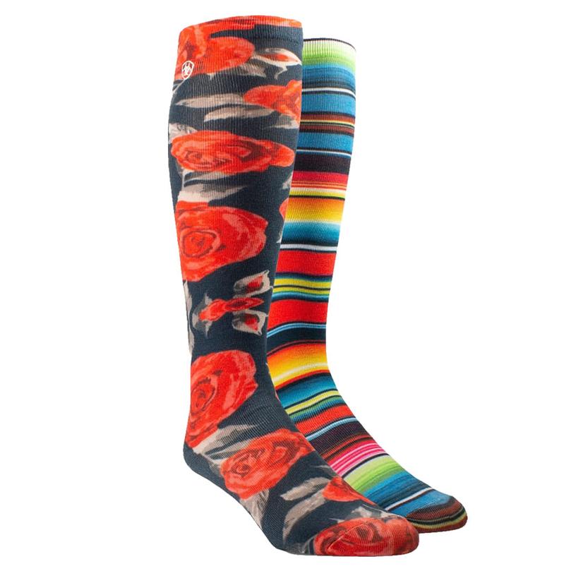 Ariat Apparel Multi / M Ariat Ladies Knee High Socks Multi Color