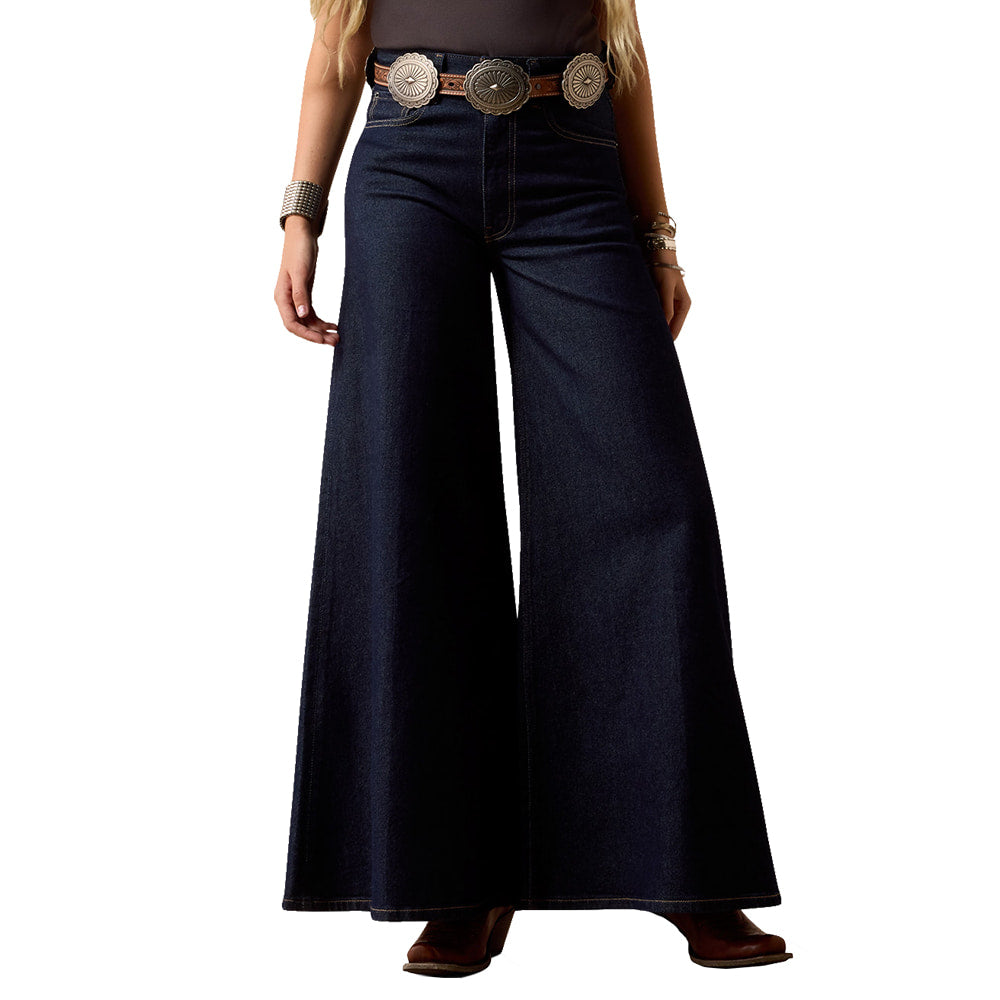 Ariat Apparel WOMENS ULTRA HIGH RISE WIDE LEG IN RINSE