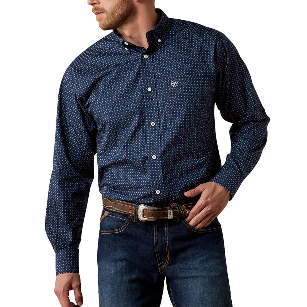 Ariat Apparel Wrinkle Free Sanford Long Sleeve Shirt