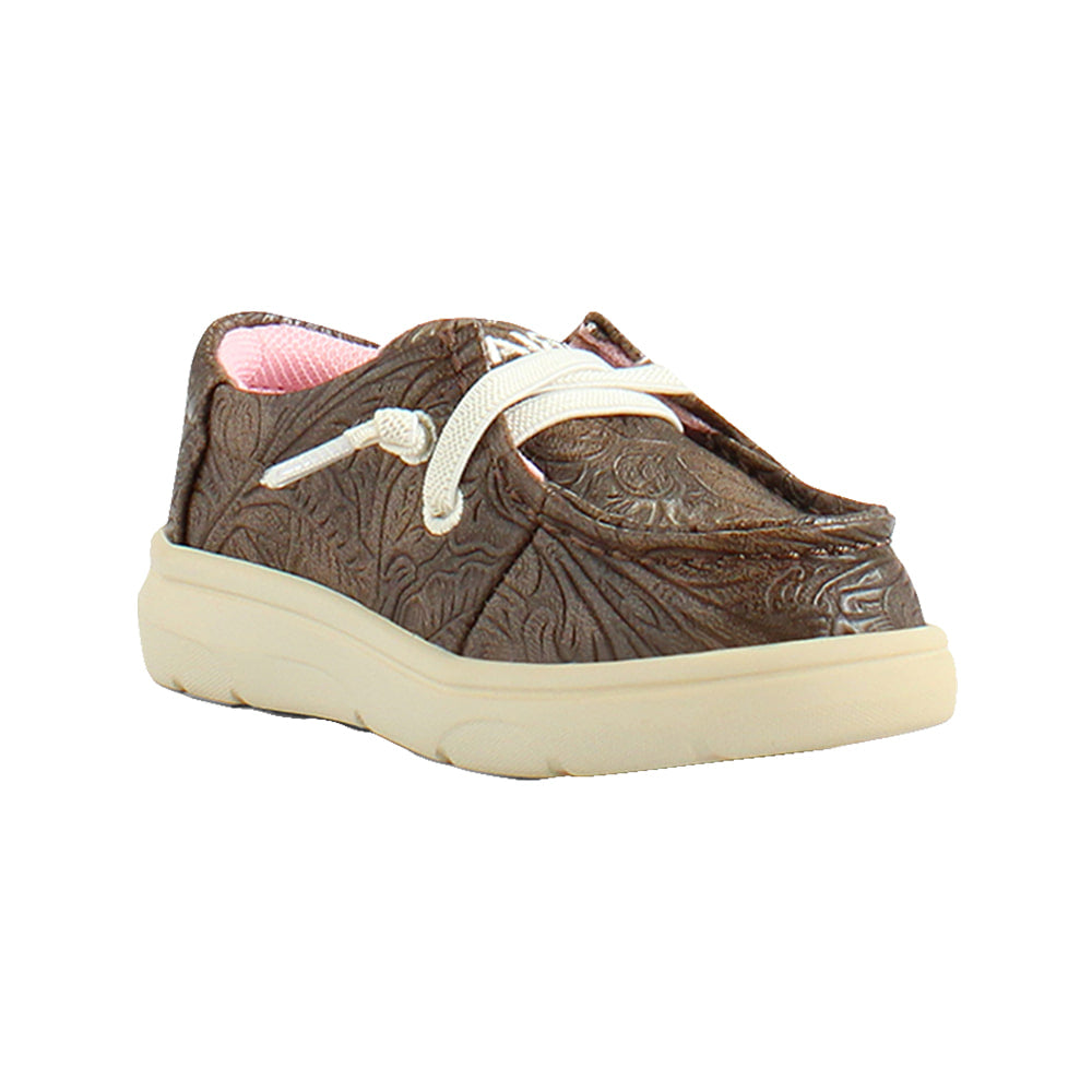 Ariat Footwear Ariat Hilo Floral Style Kid's Casual Brown Lil Stompers