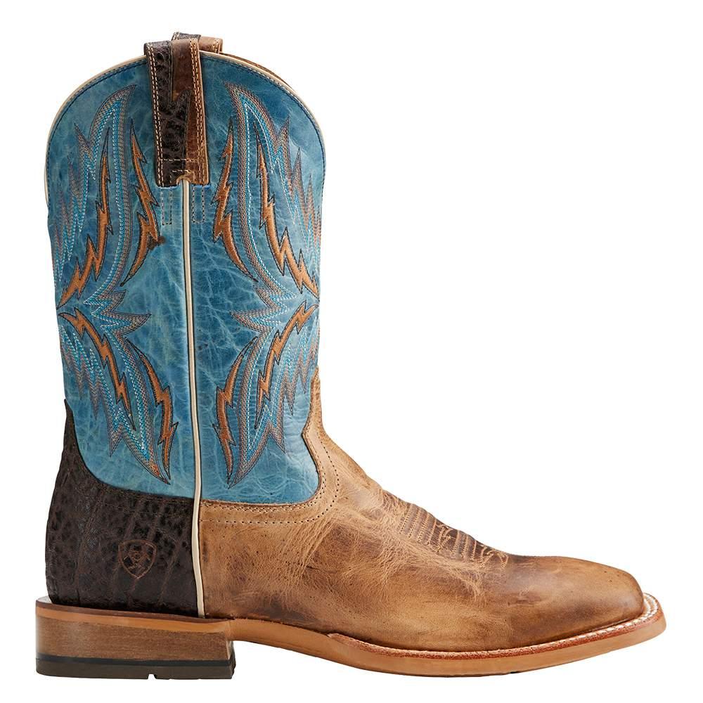 Ariat Footwear Ariat Mens Arena Rebound Blue Wheat Boot