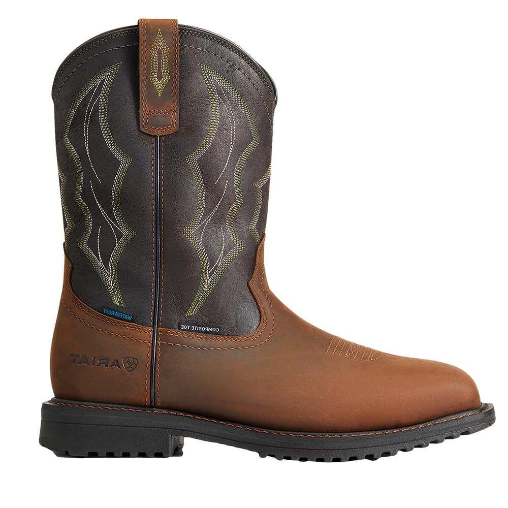 Ariat Footwear Ariat Rig Tek H2O Composite Men's Brown Work Boots