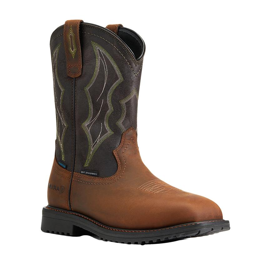 Ariat Footwear Ariat Rig Tek H2O Composite Men's Brown Work Boots