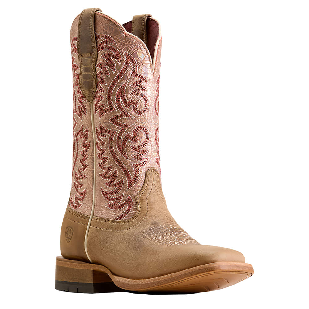 Ariat Footwear FRONTIER DRIFT WIDE SQUARE TOE CARAMELIZED GLEAMING CORAL