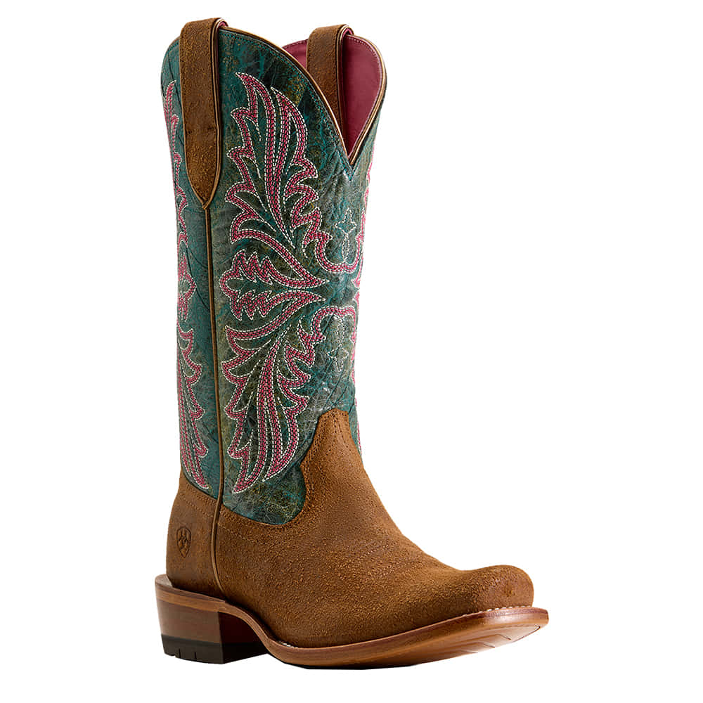 Ariat Footwear FUTURITY OAK NARROW CUTTER TOE FOOTHILL BROWN Rough Out /SHREDDED WAVES