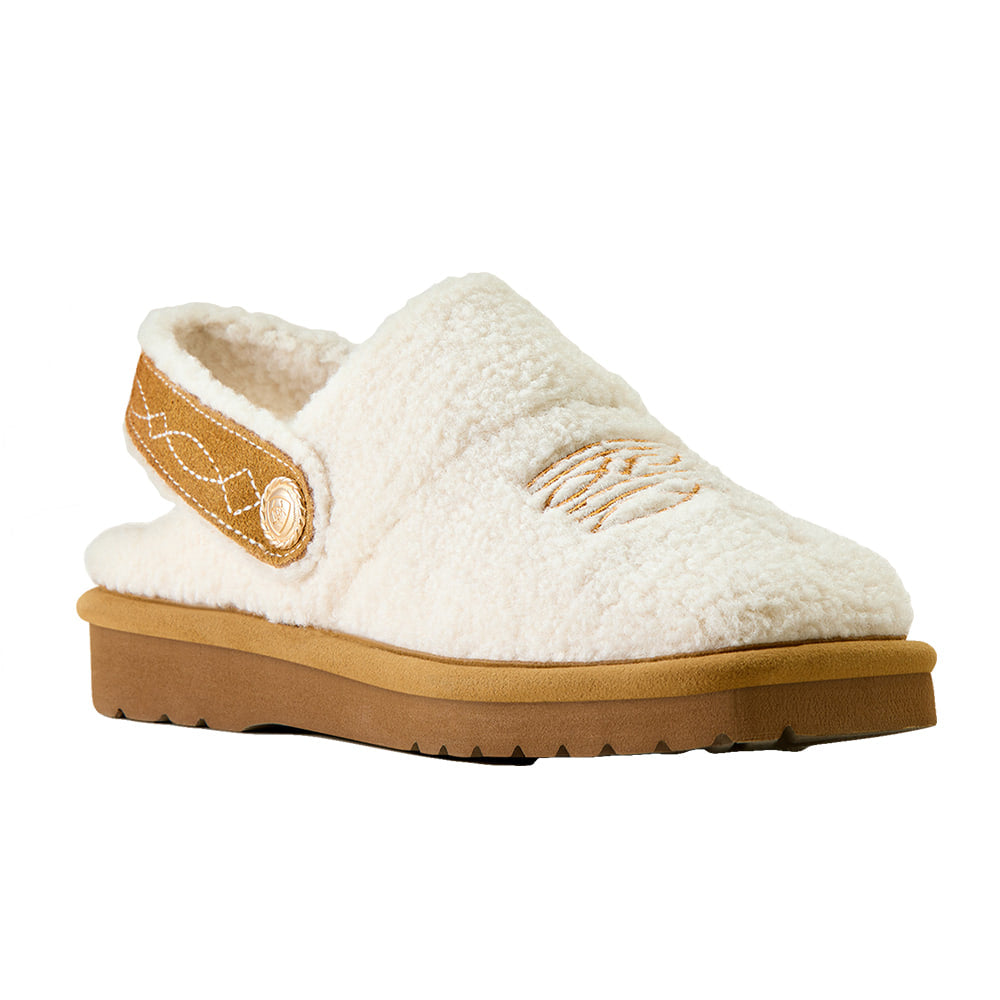 Ariat Footwear JACKIE SQUARE TOE SLING BACK WOMENS SLIPPER CREAM