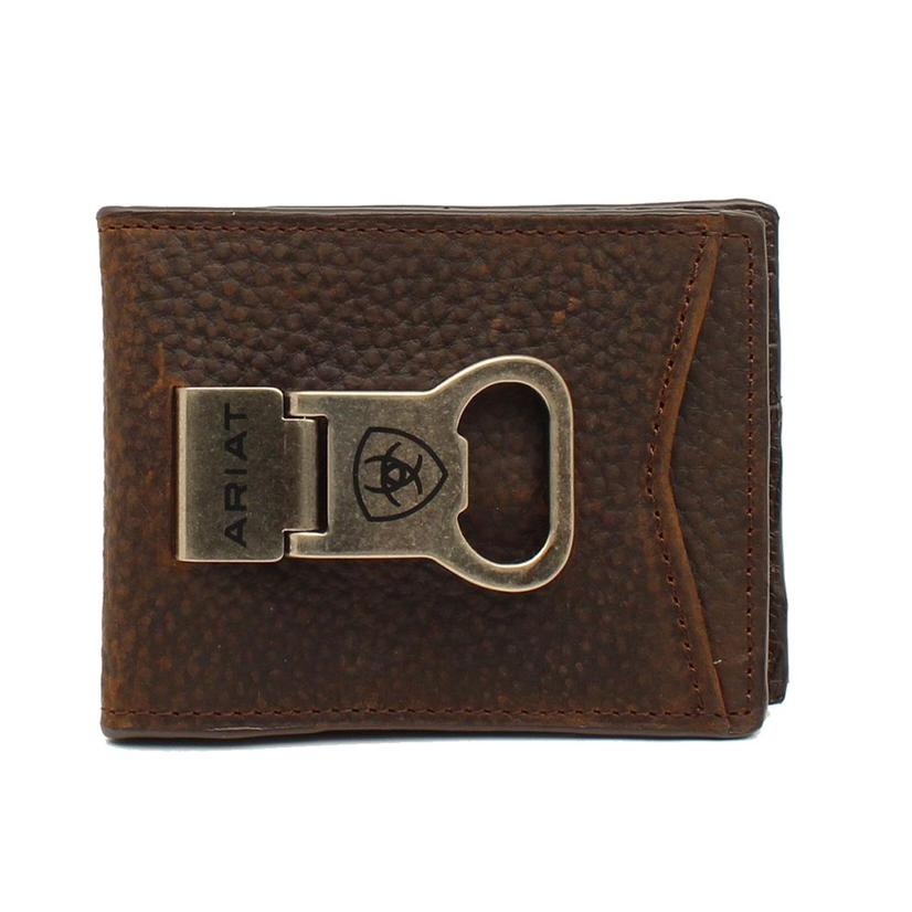Ariat Other Brown Ariat Brown Bifold Bottle Opener Money Clip