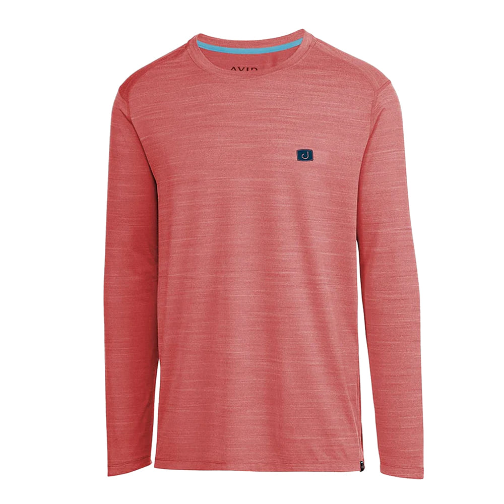 Avid Apparel Avid Core Adviry Youth Boy's Long Sleeve Crew Tee In Brick