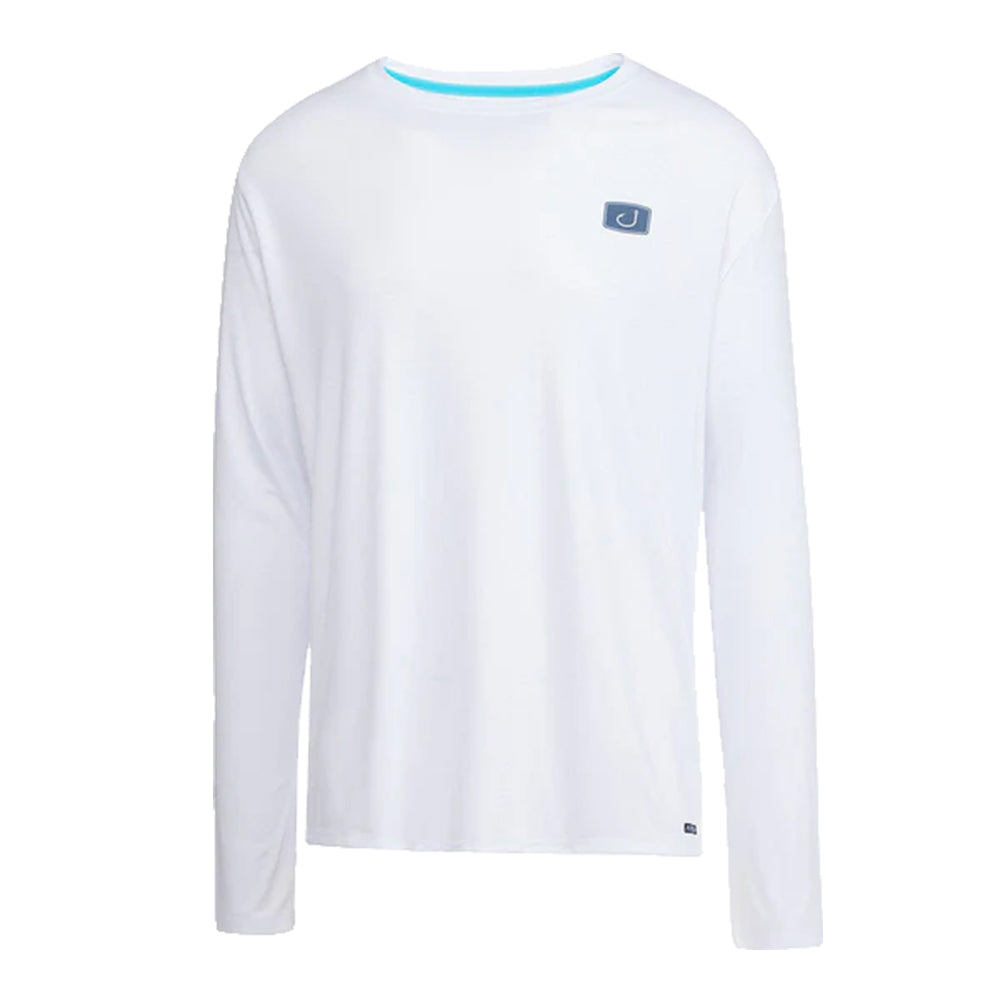 Avid Apparel Avid Thirsty Tuna Avidry Men's Long Sleeve Graphic Tee In White