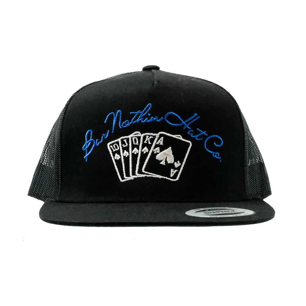 Bar Nothin Hat Co. Hats Bar Nothin Hat Co. Black Card Suit Cap