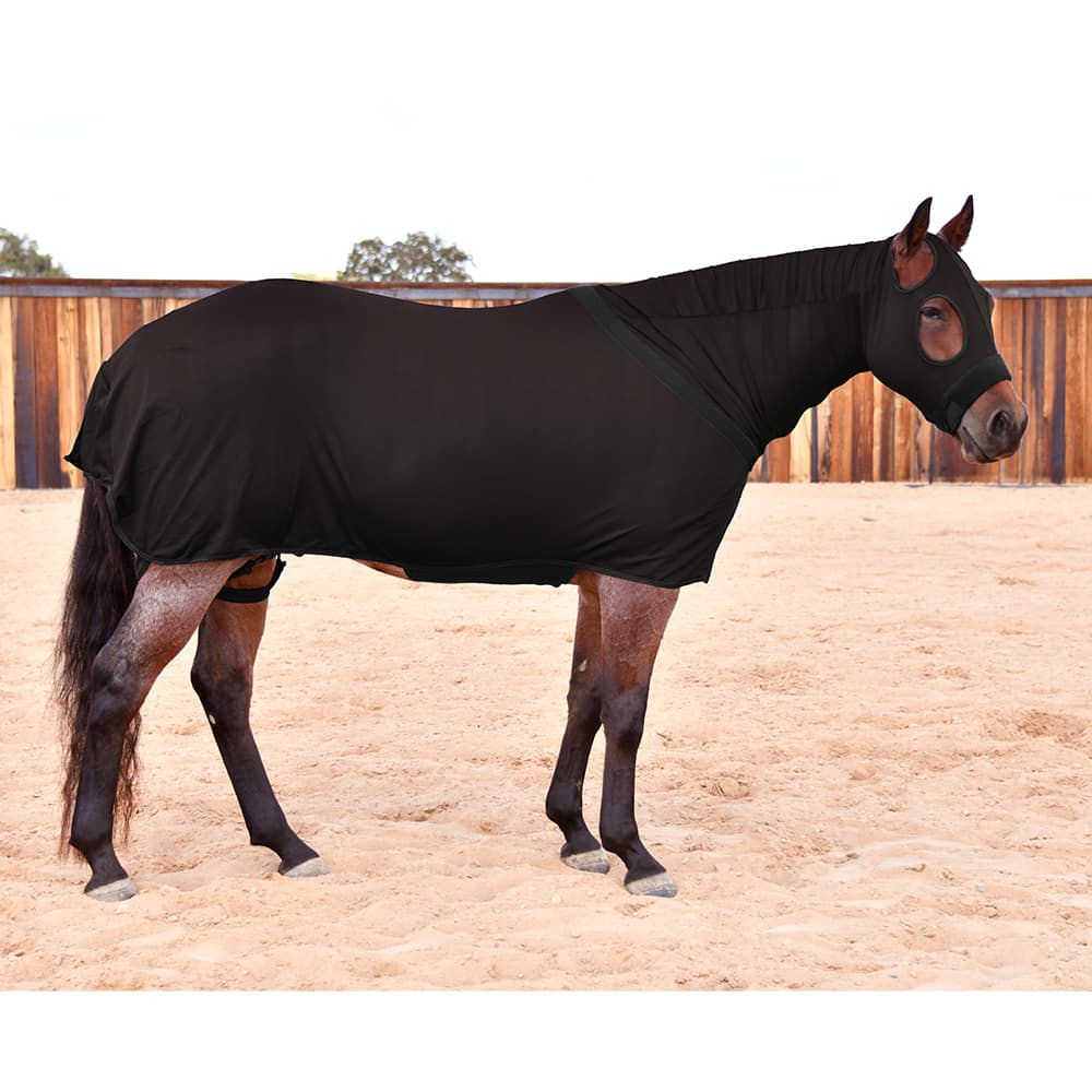 Beautiful Tails Tack S / Black Beautiful Tails Full Body Horse Slinky II Elite