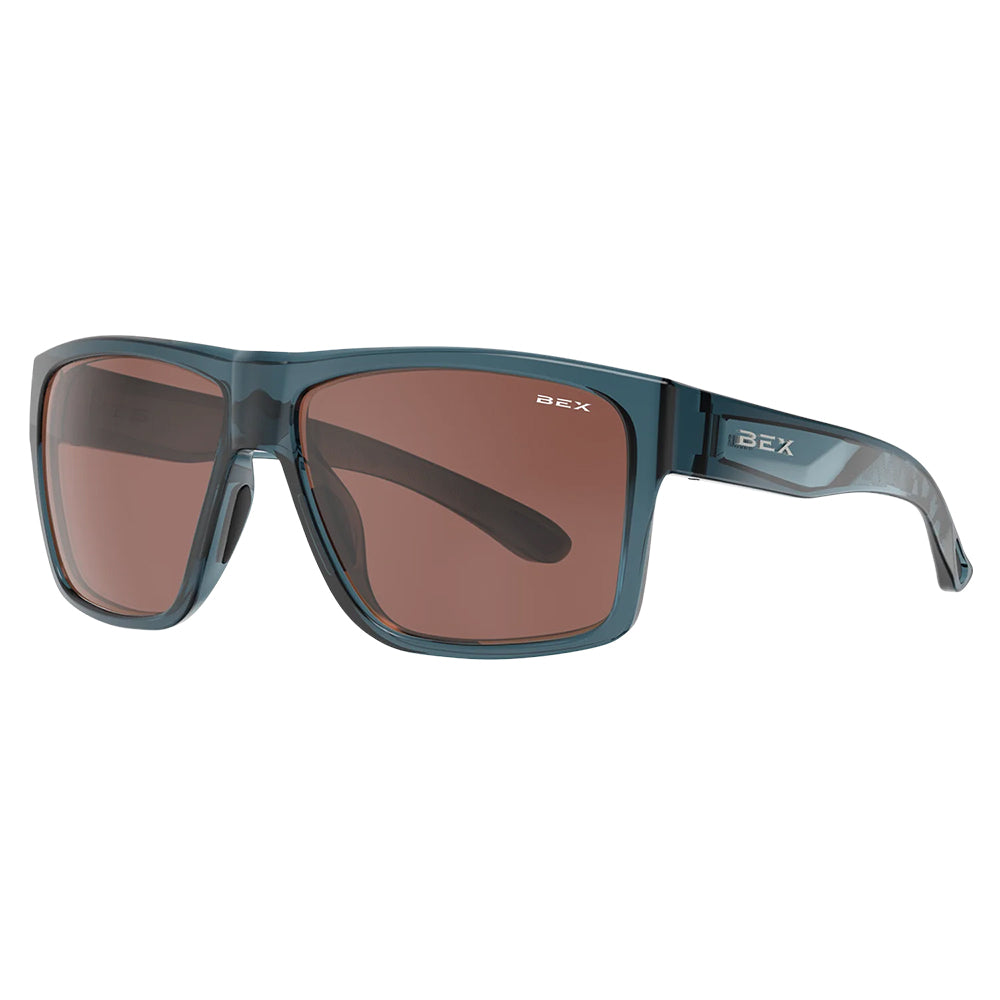 Bex Other BEX Pillar Relialite Clear Lake Blue Full Frame Brown Angler Pro Lens Sunglasses
