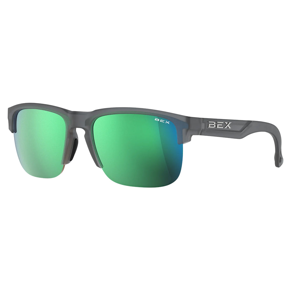 Bex Other BEX Wildbyrd Relialite Frost Grey Full Frame Sienna Green Angler Pro Lens Sunglasses
