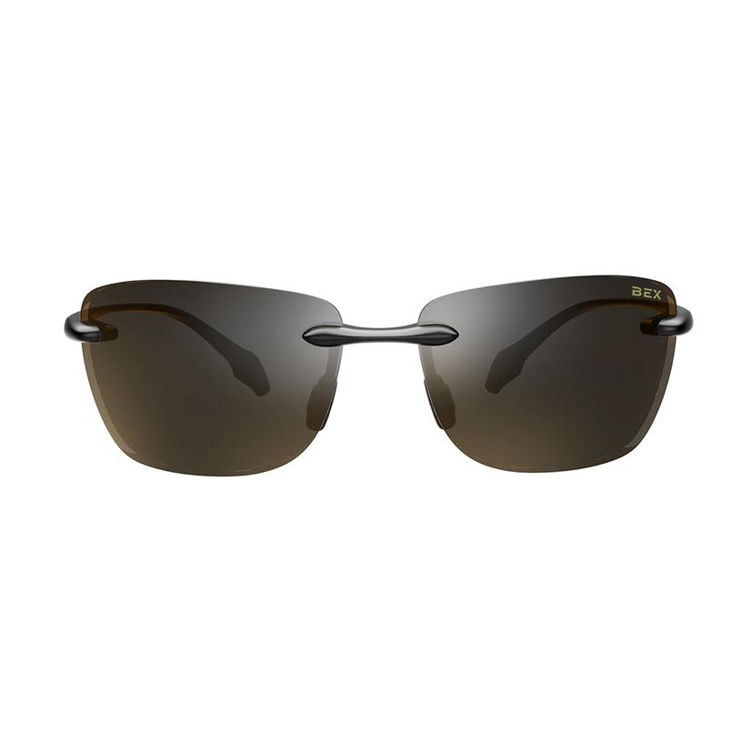 Bex Other Black / Osfa Bex Jaxyn X Glossy Black Brown Sunglasses