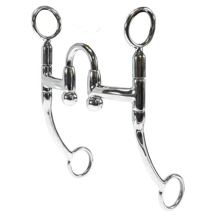 Bill Freeman Bits Tack 5" Bill Freeman Stainless 8" Cheek Correction Bit with Balls