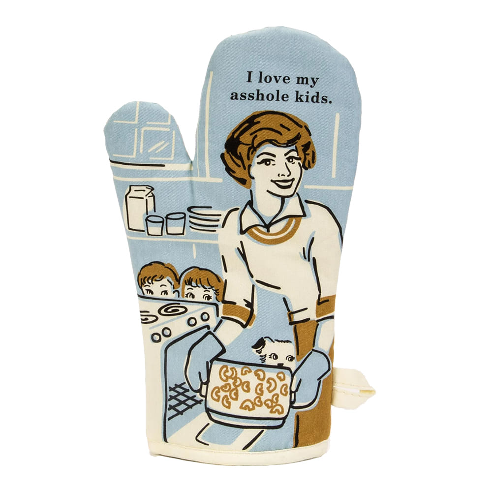 Blue Q Home Decor Blue Q Love My Asshole Kids Oven Mitt
