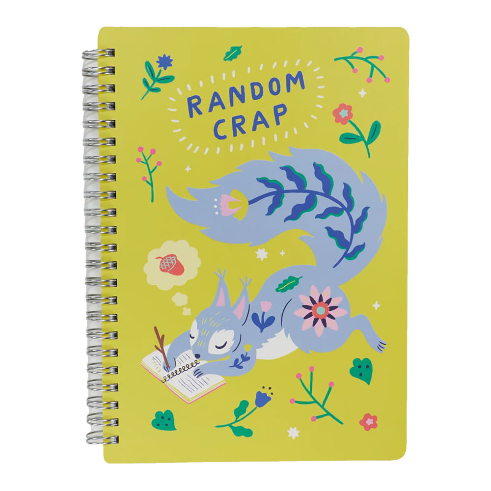 Blue Q Other Blue Q Random Crap Spiral Notebook