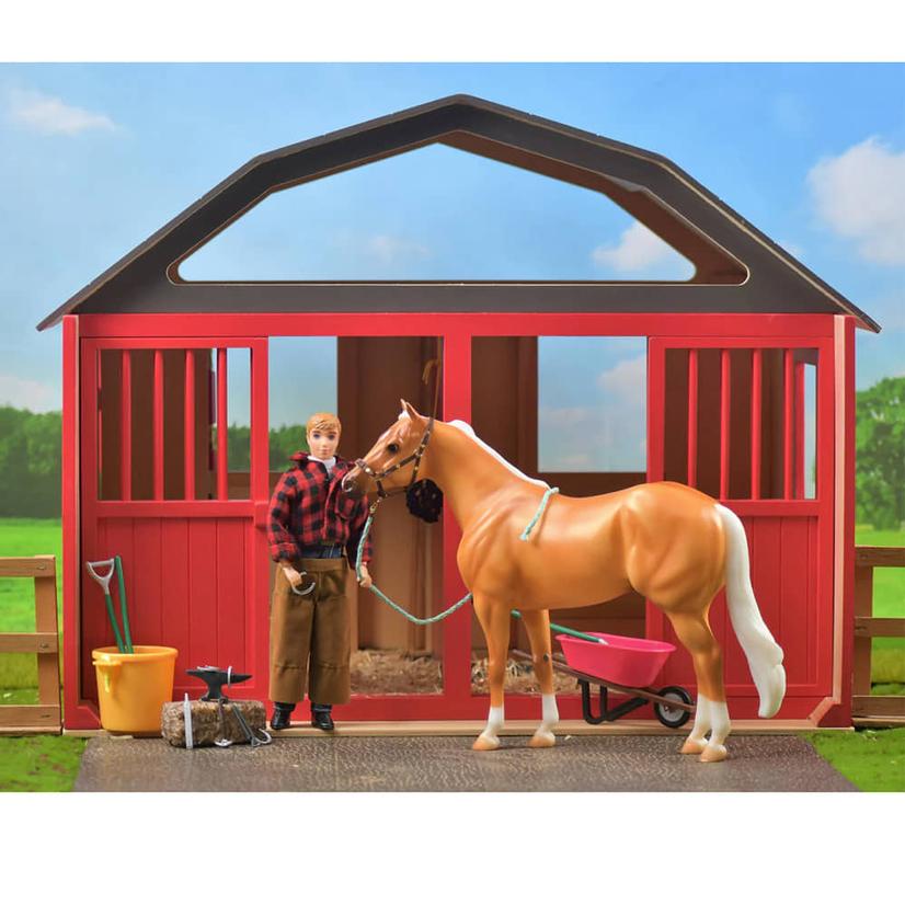 Breyer Other OSFA / BROWN Breyer Two-Stall Barn