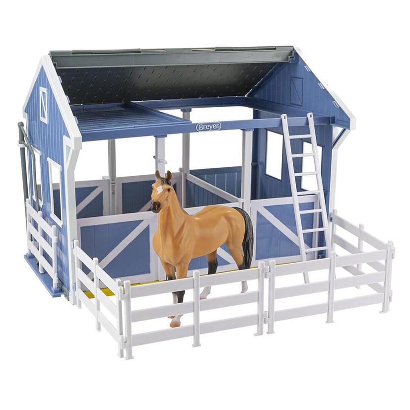 Breyer Other OSFA / MULTI Breyer Deluxe Country Stable With Horse Wash Stall