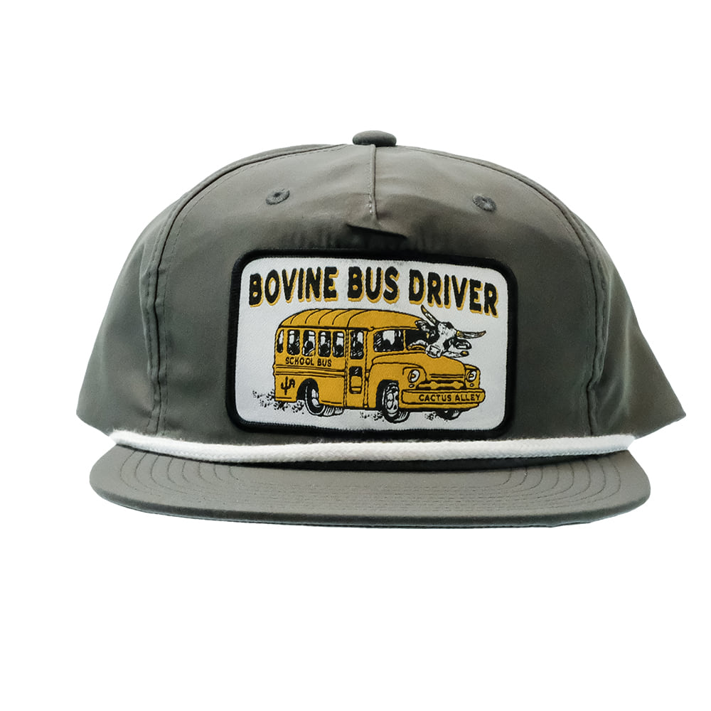 Cactus Alley Hat Co Hats Cactus Alley Hat Co Bovine Bus Driver Patch Rope Cap