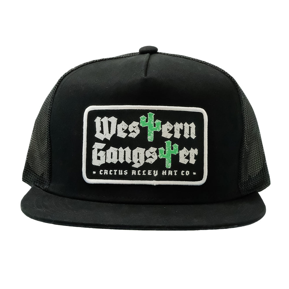 Cactus Alley Hat Co Hats Cactus Alley Hat Co Western Gangster Patch with Rope Cap