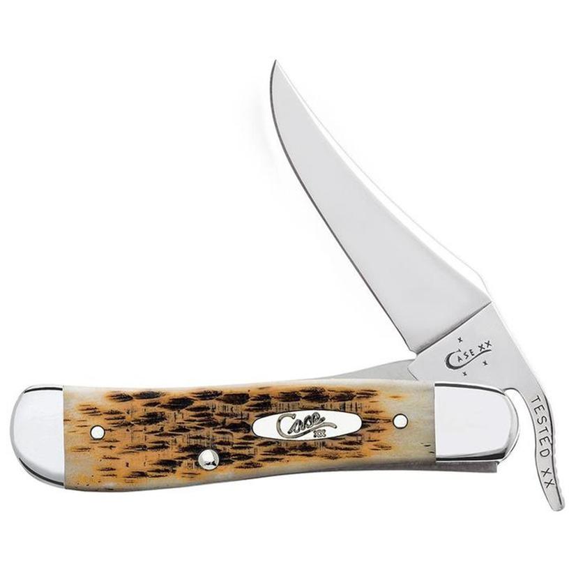 Case Knives Amberbone Case Russlock Folding Knife