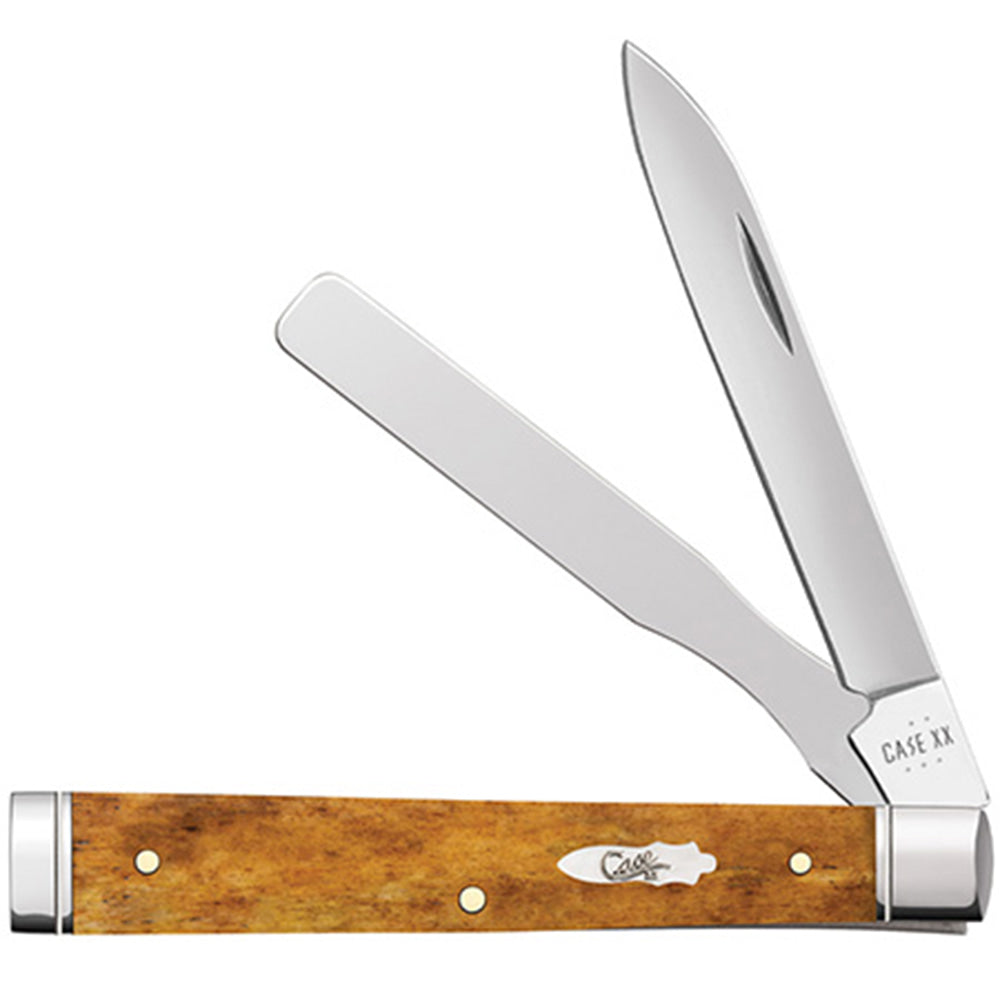 Case Knives Case Antique Bone Small Baby Doc Fluted Bolsters