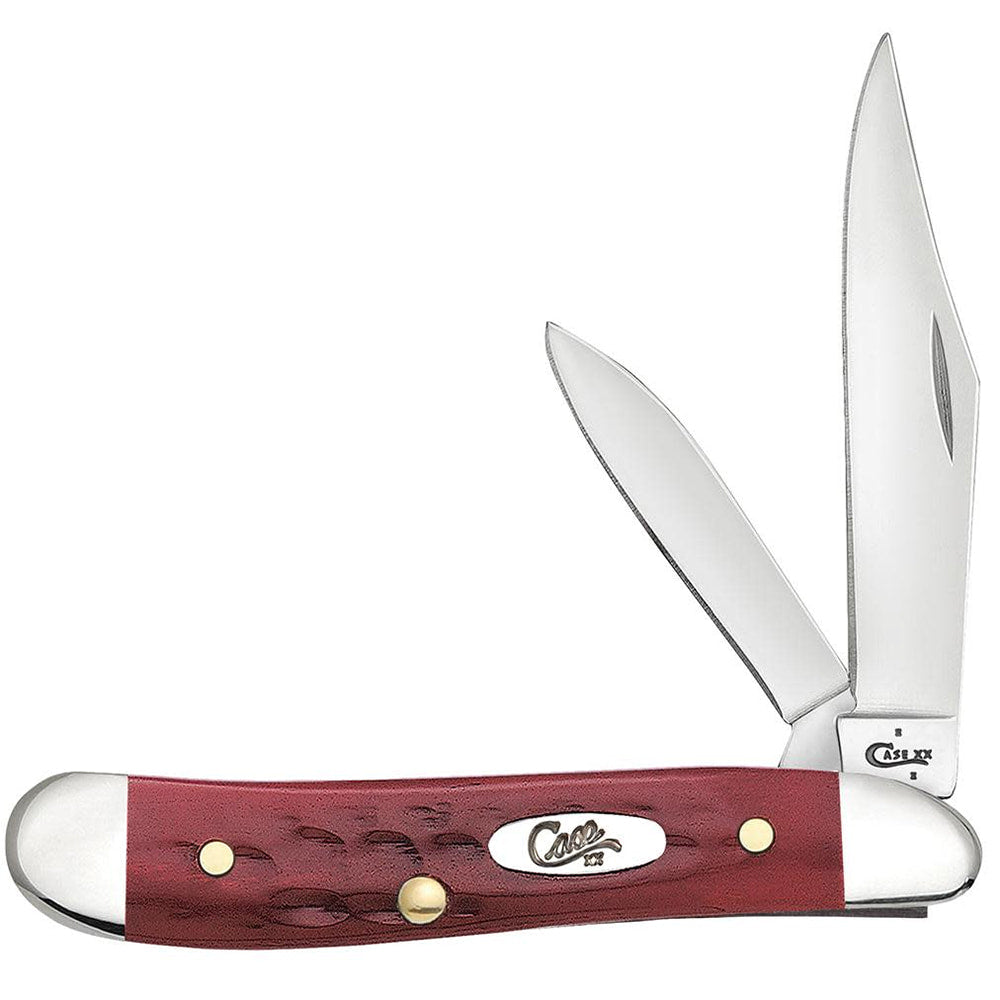 Case Knives Case Pocket Worn Corn Cob Jig Old Red Bone Peanut