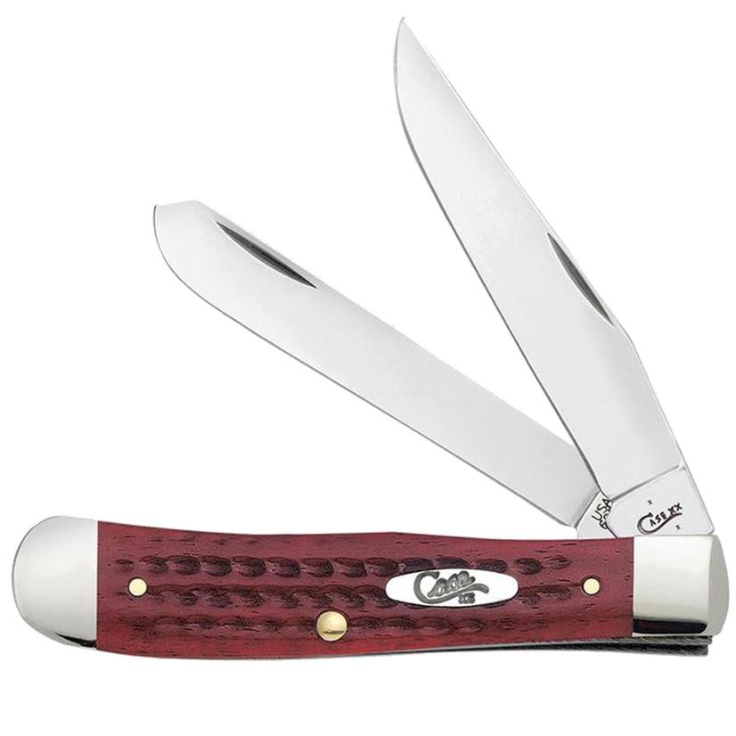 Case Knives Red Bone / Osfa Case Redbone Trapper Folding Knife