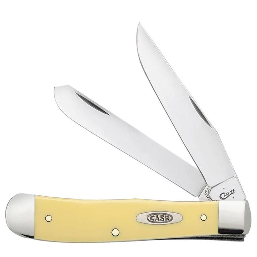 Case Knives Yellow Case Yellow Chrome Vanadium Trapper