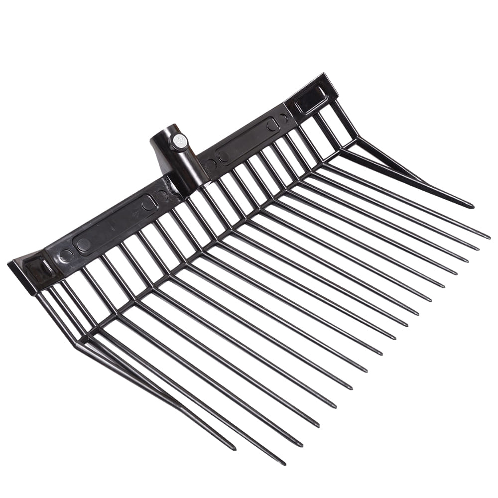 CASHEL 500 STALL MAINTENANCE Manure Fork Head 18 Tine Black - No Handle