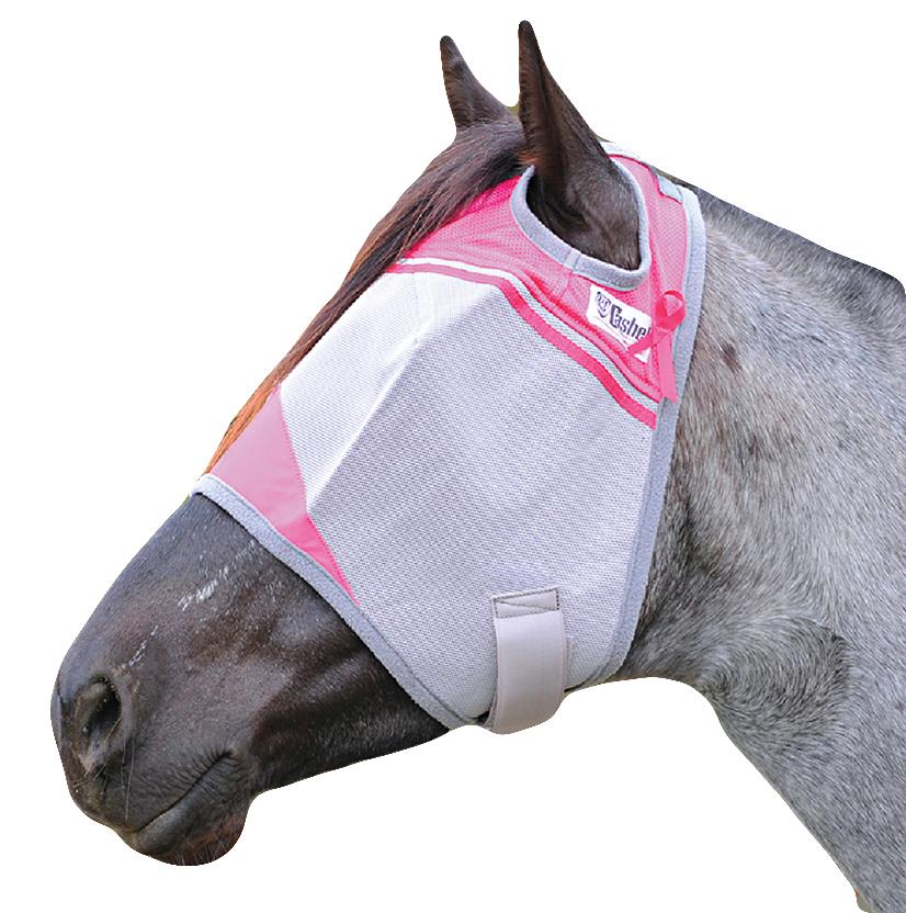 Cashel Cashel Breast Cancer Research Crusader Fly Mask - Pink