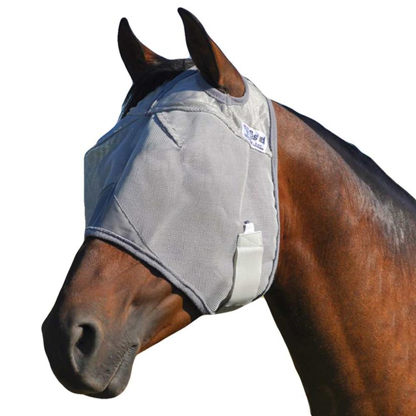 Cashel Supplies Arab/Cob / Gray Cashel Fly Mask w/out Ears