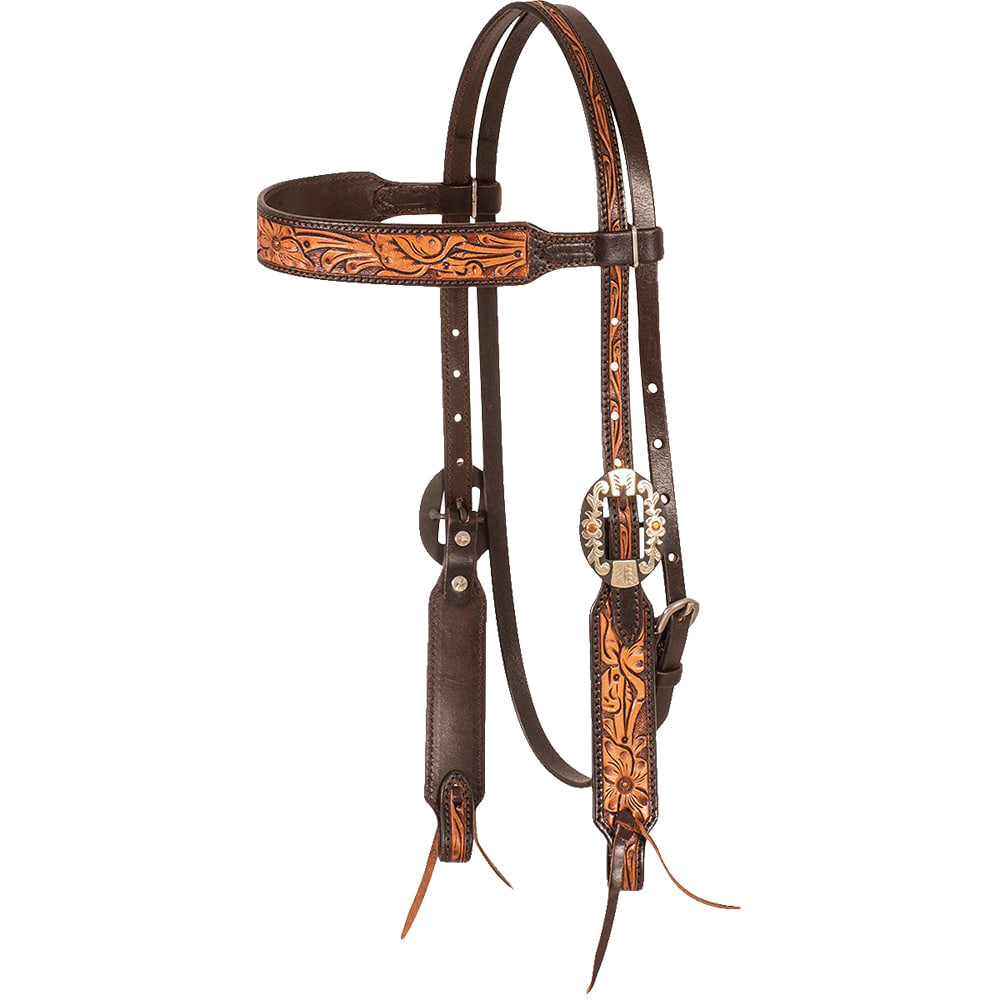 Cashel Tack Cashel Chestnut And Chocolate Browband Headstall