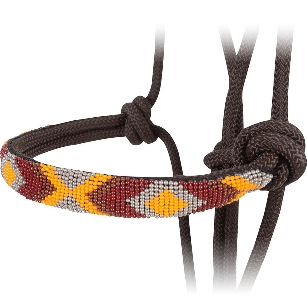 Cashel Tack Chocolate Cashel Beaded Rope Halter