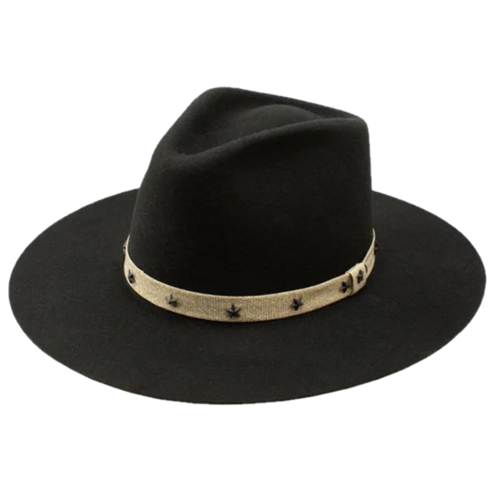 Charlie 1 Horse Hats Charlie 1 Horse X Lainey Wilson Fly Me to the Stars Felt Hat in Black