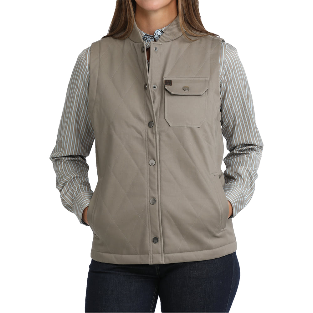 Cinch Apparel Canvas Quilted Chore Vest