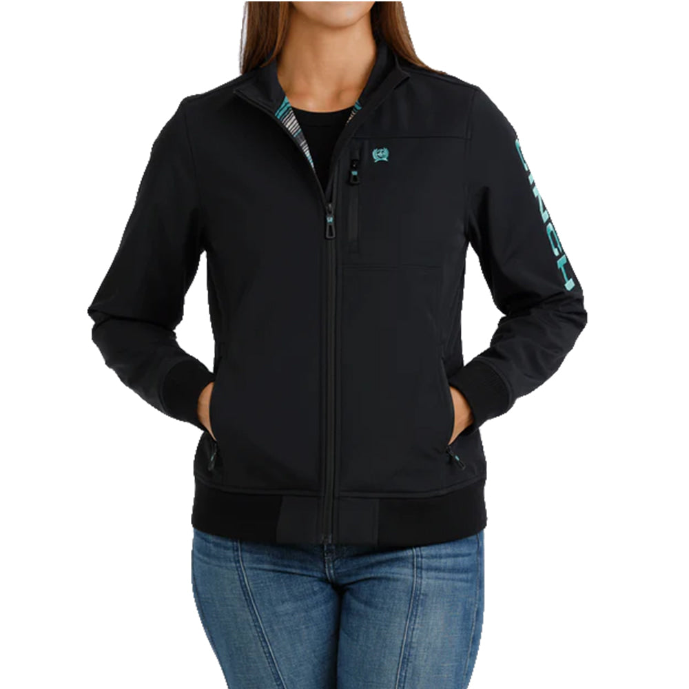 Cinch Apparel Cinch Black Bonded Zip Front Women's Jacket