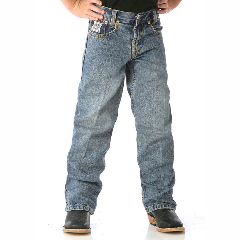Cinch Apparel Cinch Boy's White Label Traditional Rise Regular Fit Jeans - Medium Wash