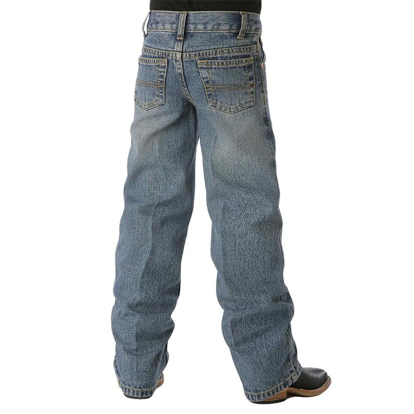 Cinch Apparel Cinch Boy's White Label Traditional Rise Regular Fit Medium Wash Jean