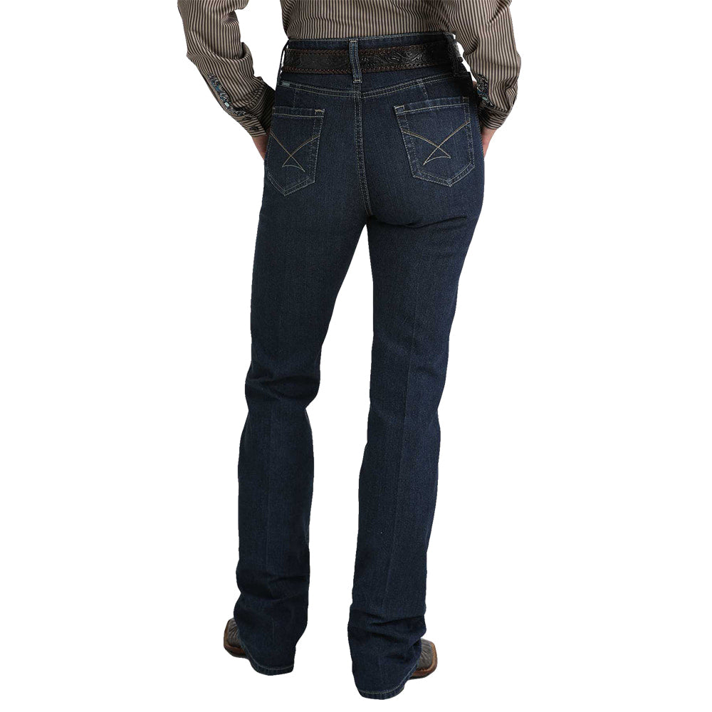 Cinch Apparel Cinch Dark Denim Keri High Rise Slim Boot Cut Womens Jeans