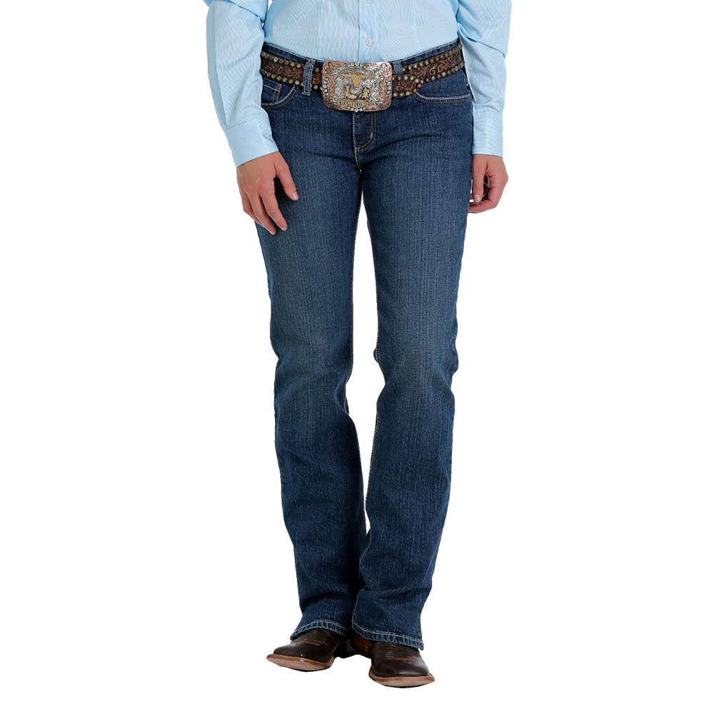 Cinch Apparel Cinch Dark Stone Wash Kylie II Slim Fit Mid Rise Bootcut Women's Jeans